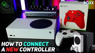 How To CONNECT A NEW CONTROLLER to your XBOX SERIES XS 🎮 [upl. by Chak503]