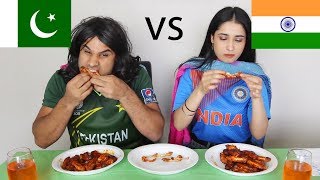 Pakistan vs India HOT WING CHALLENGE  Nasreen  Peri  Rahim Pardesi [upl. by Reo989]