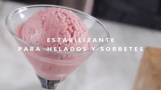 Estabilizantes para helados y sorbetes [upl. by Atteselrahc]