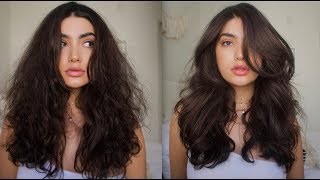 HOW TO GET BIG VOLUMINOUS HAIR  TAME FRIZZY HAIR [upl. by Yllaw]