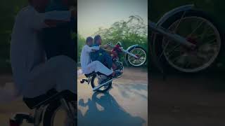 New variety 🔥🙀onewheeling wheele bikestunt bikeonewheeling bikewheeling stunt [upl. by Brew]