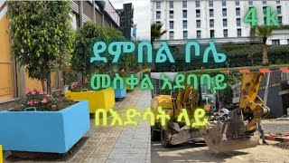 መስቀል አደባባይ ደምበል ቦሌ በእድሳት ላይ J walking tour StreetRcords donkeytube abelbirhanu [upl. by Joannes915]