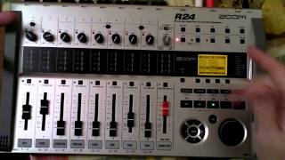 Zoom R24 Part 6a  Drum Patterns amp Loops [upl. by Nayb]