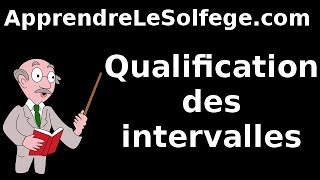 qualification des intervalles  apprendre le solfège [upl. by Ennybor217]