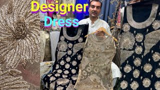 Nakshi dapka and stone work designer dress kamran market [upl. by Veal]