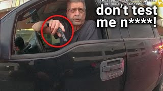 Entitled 69 Year Old Pulls Out A GUN to Threaten Uber Driver [upl. by Willem909]