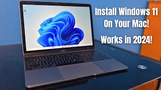 How to install Windows 11 on a Mac using Boot Camp Assistant  2024 Updated Tutorial mac windows11 [upl. by Lach]