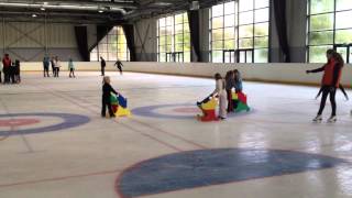 1ier cours de patinage Léa  210913  LOUP GLACE [upl. by Ttennaej]