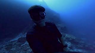 帛琉｜藍洞 Freediving in Palau Blue Hole [upl. by Yenoh220]