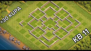 11 Seviye Belediye Binası BB11KB11 Köy Düzeni Yenilmez Düzen 😱   Clash of clans [upl. by Anitac]