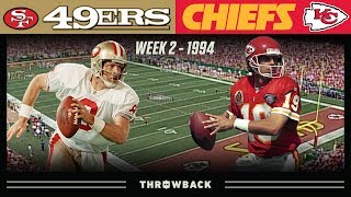 Dream Super Bowl QB Matchup We Never Got 49ers vs Chiefs 1994 Week 2 [upl. by Bronson]