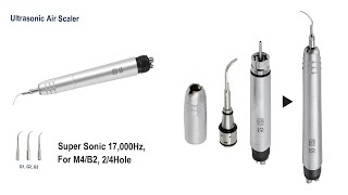 2Holes4 Holes Dental Ultrasonic Air Scaler Handpiece  ultrasonic dental scaler  dental air scaler [upl. by Enylecoj]