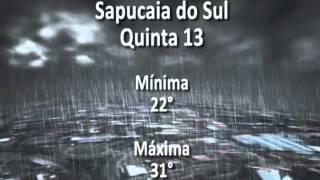 Previsão do tempo para Canoas São Leopoldo Sapucaia do Sul [upl. by Morville]