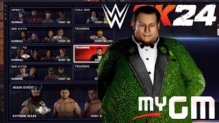 JOBBERS ONLY CHALLENGE MY GM WWE 2K24 Episode 1 jobbers mygmmode [upl. by Freytag]