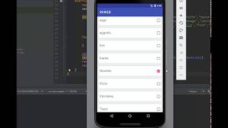 Android RecyclerView with checkbox  Kotlin [upl. by Eenrahc53]