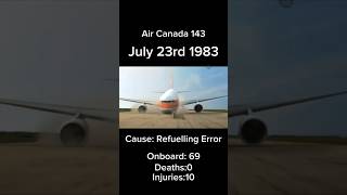 Air Canada 143😢 aviation [upl. by Robina227]