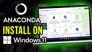 How to Install Anaconda Navigator on Windows 11  Quick amp Easy 2024 Update [upl. by Terrilyn]