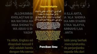 Sayyidul Istighfar Ustadz Nasrullah shorts [upl. by Arrait129]