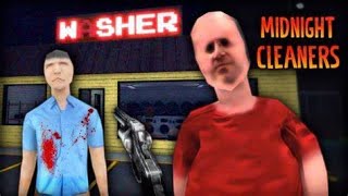 2 Idiots Night Job Gone WRONG  Roblox Midnight Cleaners [upl. by Suivatnod]