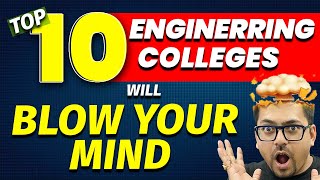 Top 10 Underrated Engineering Colleges in India  Admission Package amp Placements  Harsh Sir [upl. by Haem188]