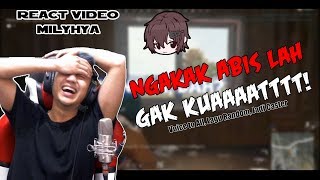 Video Reaction Milyhya  Manca  Voice to All Lagu Random Jadi Caster [upl. by Ssecnirp419]