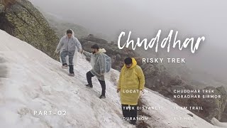 1st part to bs ek trailer tha risky trek to ab start hua hai 😵‍💫🧗‍♂️ Chuddhar trek Part02 [upl. by Regdirb74]