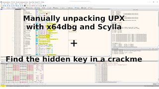 Manually unpacking UPX  Solving a crackme [upl. by Maible]