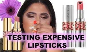 TESTING EXPENSIVE  AF LIPSTICKS [upl. by Acilef902]