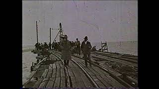 Christian Bøje Borners film om byggeriet af Hirtshals Havn 191930 [upl. by Ofella]