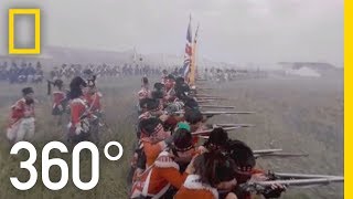 360° Battle of Waterloo  National Geographic [upl. by Ferren]