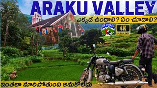 Araku valley full tour in telugu  Araku tourist places araku complete tour [upl. by Norty]