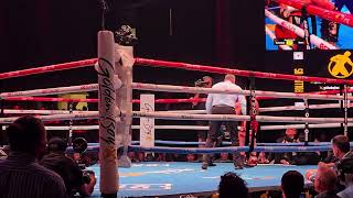 Schofield vs Giron 12th Round with Floyd Schofieds Mama SchofieldGiron boxing lasvegas [upl. by Mosra]