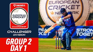 🔴 Dream11 ECC Challenger 2024  Group 2 Day 1  27 Sep 2024  Live European Cricket [upl. by Burkitt154]