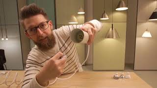 How to install a GU10 bulb in Nordlux MIB 6 [upl. by Michale]