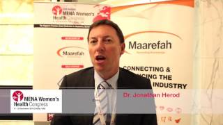 Dr Jonathan Herod sharing his insights at the MENA Womens Health Congress [upl. by Assirual]