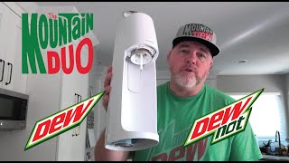 ReCarbonate Flat Mountain Dew with SodaStream  Dew or Dew Not  The Mountain Duo [upl. by Konstance]