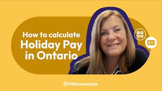 How to Calculate Holiday Pay in Ontario [upl. by Eceinert750]