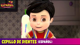 Toothbrush  Cepillo de dientes   Spanish Song  Vir Rhymes  Spanish Poems For Kids [upl. by Augie]