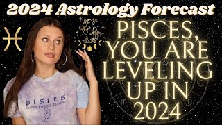 PISCES 2024 YEARLY HOROSCOPE ♓ You are the MAIN CHARACTER  Growing Pains amp Mastering Your Magic 🪄 [upl. by Chantal244]