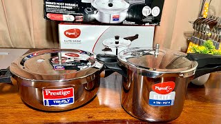 🛍Pigeon Vs Prestige Triply Cooker 🛍 1000 Vs 3000 cooker Prestige triply cooker Vs Pigeon triply [upl. by Slayton]