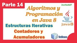 Estructura repetitiva bucle for java 1425 Curso de Java  Algoritmos y Programación en Netbeans [upl. by Johnath229]