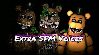 All FNAF extra Characters Voices SFM [upl. by Junno]