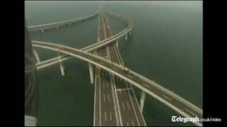 Amazing engineering feat Worlds longest sea bridge opened in China [upl. by Roots]