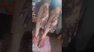 Amazing 😍 foot hand mehndi designs ❤️😎😎viralvideo newaccount youtubeshorts [upl. by Ruffina115]