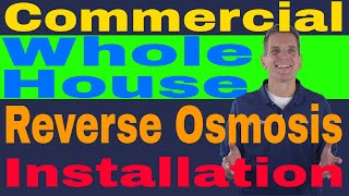 Vectamaxx Commercial Whole House Reverse Osmosis Installation Startup [upl. by Bolme]