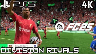 EA Sports FC 25 PS5  Division Rivals Road to 1st Div Week 8 Only Pack Players  4K 60FPS [upl. by Hadlee]