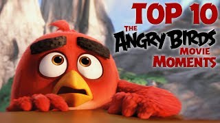 Angry Birds  Top 10 Angry Birds Movie Moments [upl. by Emiatej]