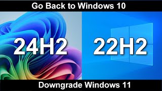 ✨Go Back to Windows 10 from Windows 11 24h2 after Update\Downgrade Windows 11 No Data loss amp license [upl. by Adnahsar]