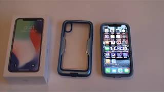 iPhone X iBlason Case Review Front and Rear protection [upl. by Luwana]