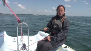 How to Sail  Your first sail in a 2 person sailboat [upl. by Bennett]